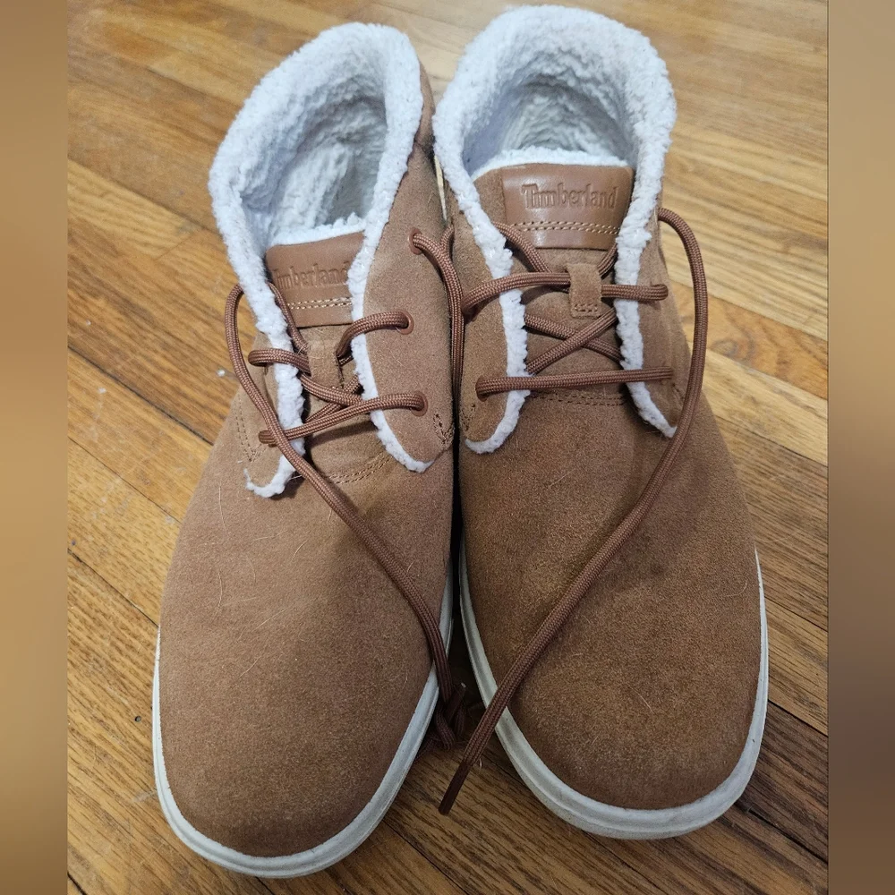 Timberland Men's Brown Suede Boots Size 10.5